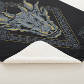 HOSE OF THE DRAGON Balerion Skull Diamond Crest Sherpa Deken (3/4)