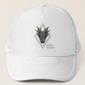 HOSE OF THE DRAGON Balerion Skull Diamond Crest Trucker Pet (Voorkant)