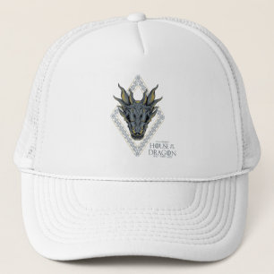 HOSE OF THE DRAGON Balerion Skull Diamond Crest Trucker Pet