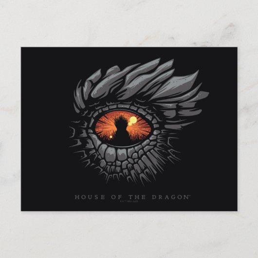 HOSE OF THE DRAGON Dragon's Eye Iron Throne Briefkaart (Voorkant)