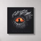 HOSE OF THE DRAGON Dragon's Eye Iron Throne Canvas Afdruk (Voorkant)