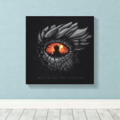 HOSE OF THE DRAGON Dragon's Eye Iron Throne Canvas Afdruk (Insitu (Houten vloer))