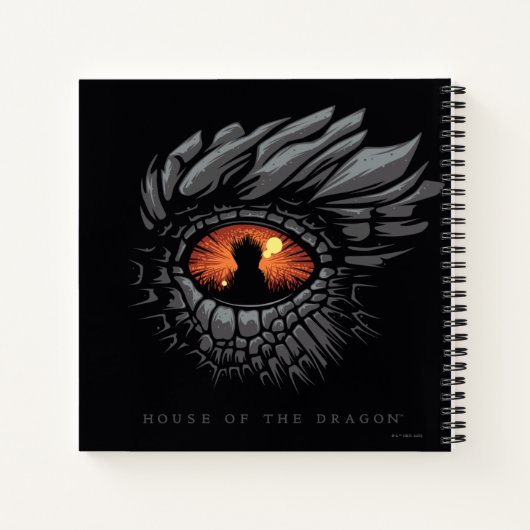 HOSE OF THE DRAGON Dragon's Eye Iron Throne Notitieboek (Achterkant)