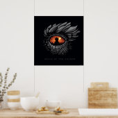 HOSE OF THE DRAGON Dragon's Eye Iron Throne Poster (Keuken)