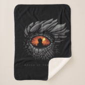 HOSE OF THE DRAGON Dragon's Eye Iron Throne Sherpa Deken (Voorkant)