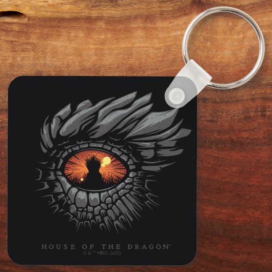 HOSE OF THE DRAGON Dragon's Eye Iron Throne Sleutelhanger (Achterkant)