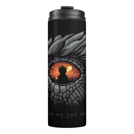 HOSE OF THE DRAGON Dragon's Eye Iron Throne Thermosbeker (Voorkant)