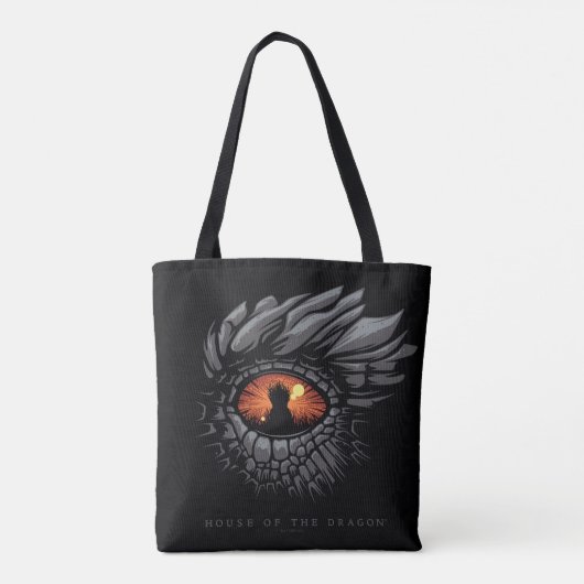 HOSE OF THE DRAGON Dragon's Eye Iron Throne Tote Bag (Achterkant)