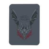 HOSE OF THE DRAGON | Fire-Breathing Dragon Head Magneet (Verticaal)