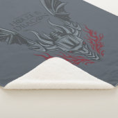 HOSE OF THE DRAGON | Fire-Breathing Dragon Head Sherpa Deken (3/4)