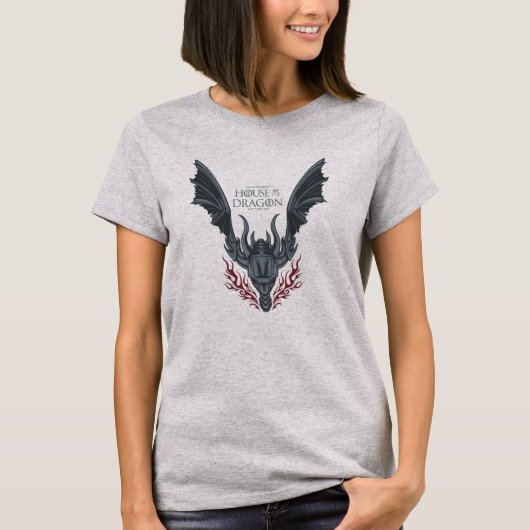 HOSE OF THE DRAGON | Fire-Breathing Dragon Head T-shirt (Voorkant)