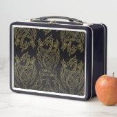 HOSE OF THE DRAGON Gold Filigree Dragon Pattern (In situ)