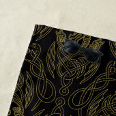 HOSE OF THE DRAGON Gold Filigree Dragon Pattern Strandlaken (In situ)