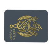 HOSE OF THE DRAGON Golden Filigree Dragon Crest Magneet (Horizontaal)