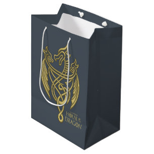 HOSE OF THE DRAGON Golden Filigree Dragon Crest Medium Cadeauzakje