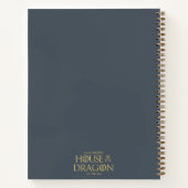 HOSE OF THE DRAGON Golden Filigree Dragon Crest Notitieboek (Achterkant)