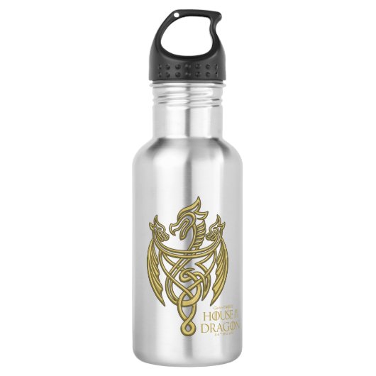 HOSE OF THE DRAGON Golden Filigree Dragon Crest Waterfles (Voorkant)