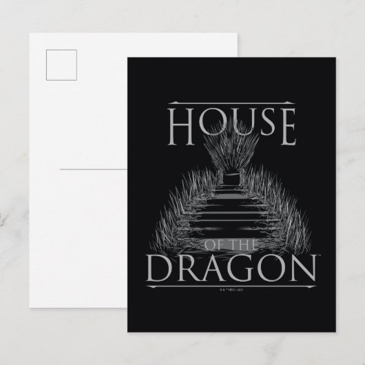 HOSE OF THE DRAGON | Iron Throne Graphic Briefkaart (Voorkant / Achterkant)