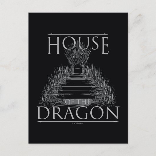 HOSE OF THE DRAGON | Iron Throne Graphic Briefkaart (Voorkant)