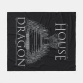 HOSE OF THE DRAGON | Iron Throne Graphic Fleece Deken (Voorkant (Horizontaal))