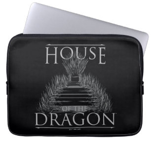 HOSE OF THE DRAGON   Iron Throne Graphic Laptop Sleeve