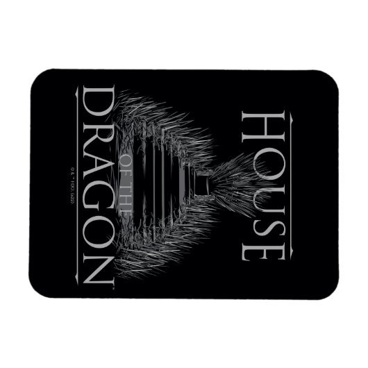 HOSE OF THE DRAGON | Iron Throne Graphic Magneet (Horizontaal)
