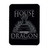 HOSE OF THE DRAGON | Iron Throne Graphic Magneet (Verticaal)
