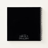 HOSE OF THE DRAGON | Iron Throne Graphic Notitieboek (Achterkant)