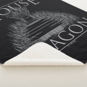 HOSE OF THE DRAGON | Iron Throne Graphic Sherpa Deken (3/4)