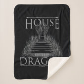 HOSE OF THE DRAGON | Iron Throne Graphic Sherpa Deken (Voorkant)