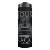 HOSE OF THE DRAGON | Iron Throne Graphic Thermosbeker (Voorkant)