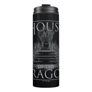 HOSE OF THE DRAGON   Iron Throne Graphic Thermosbeker