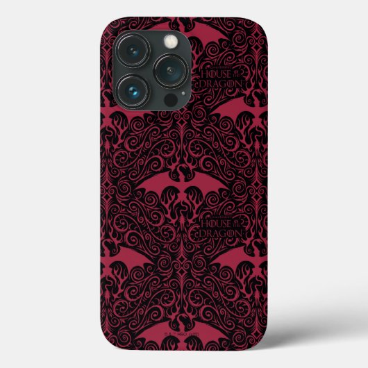 HOSE OF THE DRAGON Red Dragon Filigree Pattern Case-Mate iPhone Case (Achterkant)