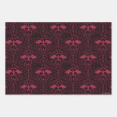 HOSE OF THE DRAGON Red Dragon Filigree Pattern Inpakpapier Vel (Voorkant 3)