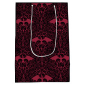 HOSE OF THE DRAGON Red Dragon Filigree Pattern Medium Cadeauzakje (Achterkant)