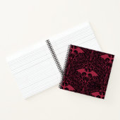HOSE OF THE DRAGON Red Dragon Filigree Pattern Notitieboek (Binnen)