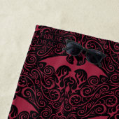 HOSE OF THE DRAGON Red Dragon Filigree Pattern Strandlaken (In situ)