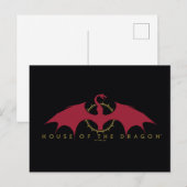 HOSE OF THE DRAGON Red Dragon Graphic Briefkaart (Voorkant / Achterkant)
