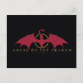HOSE OF THE DRAGON Red Dragon Graphic Briefkaart (Voorkant)