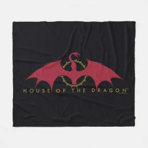 HOSE OF THE DRAGON Red Dragon Graphic Fleece Deken