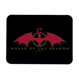 HOSE OF THE DRAGON Red Dragon Graphic Magneet