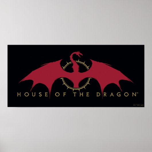 HOSE OF THE DRAGON Red Dragon Graphic Poster (Voorkant)