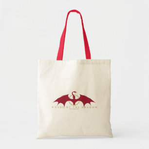 HOSE OF THE DRAGON Red Dragon Graphic Tote Bag