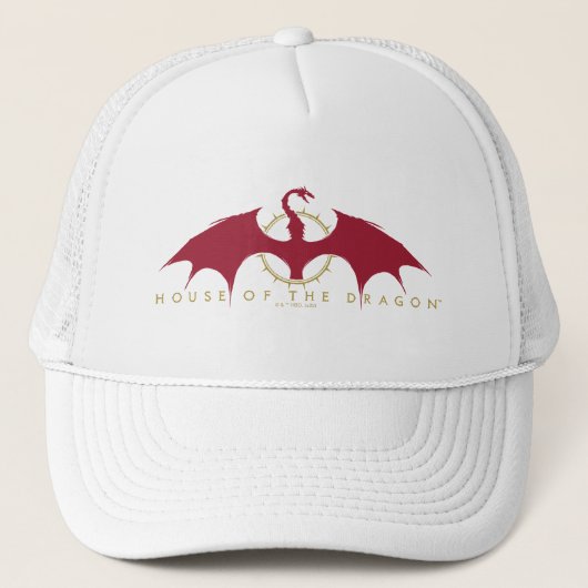 HOSE OF THE DRAGON Red Dragon Graphic Trucker Pet (Voorkant)