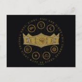 HOSE OF THE DRAGON Seven Kingdoms Crown Graphic Briefkaart (Voorkant)