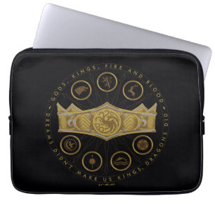 HOSE OF THE DRAGON Seven Kingdoms Crown Graphic Laptop Sleeve