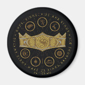 HOSE OF THE DRAGON Seven Kingdoms Crown Graphic Magneet (Voorkant)