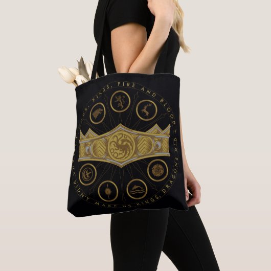 HOSE OF THE DRAGON Seven Kingdoms Crown Graphic Tote Bag (Dichtbij)