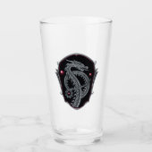 HOSE OF THE DRAGON | Silver Dragon Crest Glas (Voorkant)