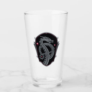 HOSE OF THE DRAGON   Silver Dragon Crest Glas